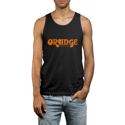 Classic Orange Logo Vest Top